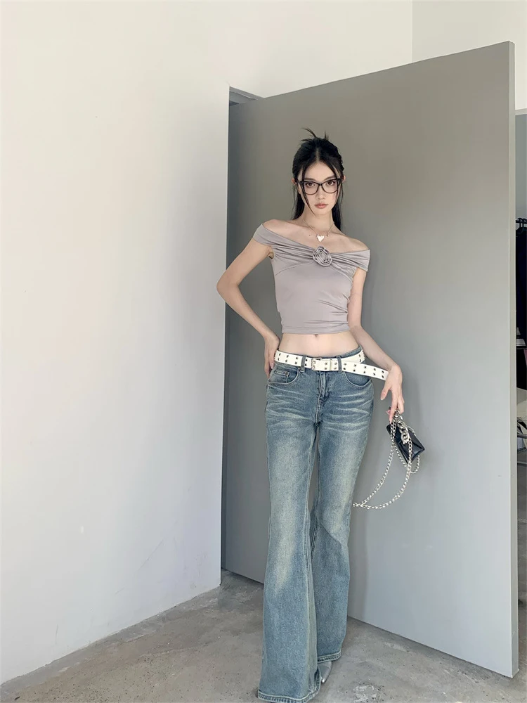 Top sin mangas con flores, ajustado, adelgazante, para chica sexy, realza la figura, perfecto para el verano, estilo moderno y juvenil. — foto 13