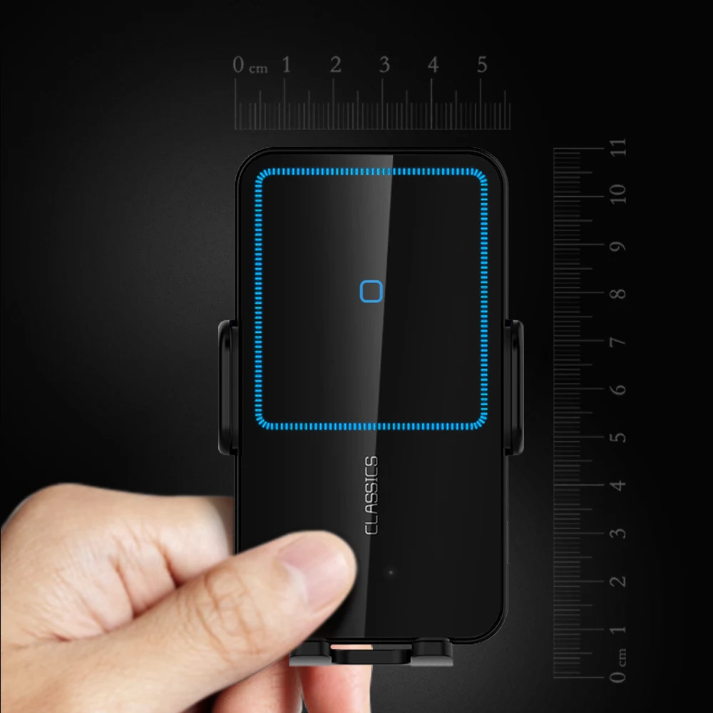 Title 2, Car Wireless Charger Mobile Phone Holder with I...