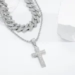 Silver Cross Single Pendant