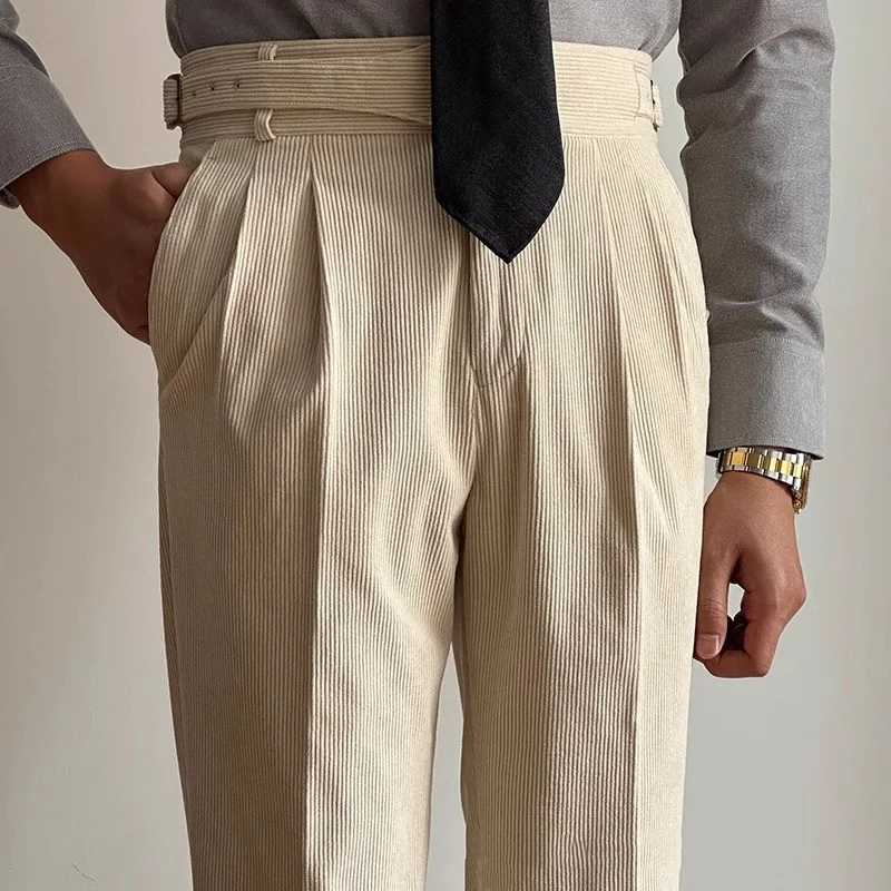 Retro Suit Pants Men's Straight Business. Classic style, superior comfort and a timeless design. Perfect for the modern — photo 1
