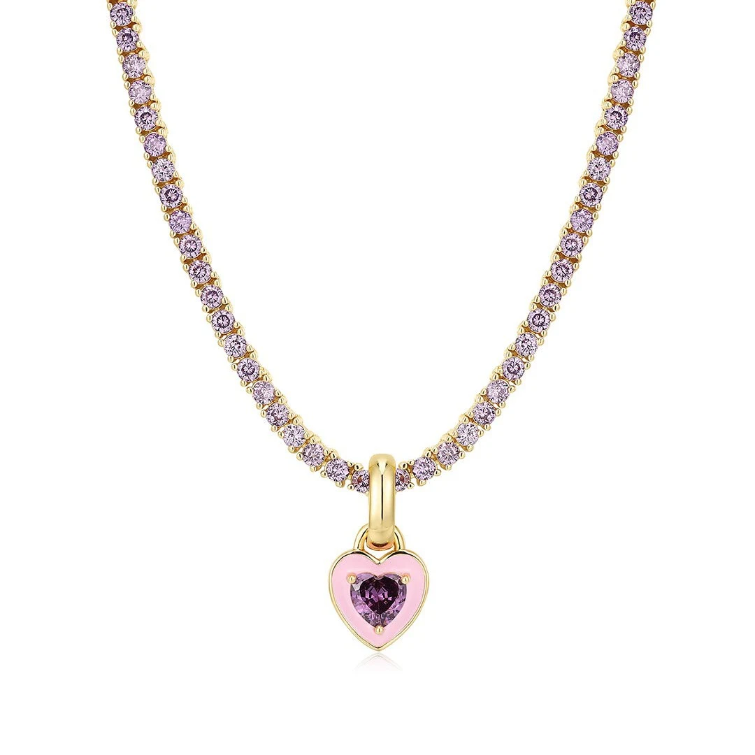 Colar de Tênis Beccarite Feminino com Zircônias Coloridas, Design Charmoso para um Visual Sofisticado em Qualquer Momento — foto 4
