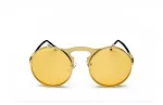 Gold frame yellow film