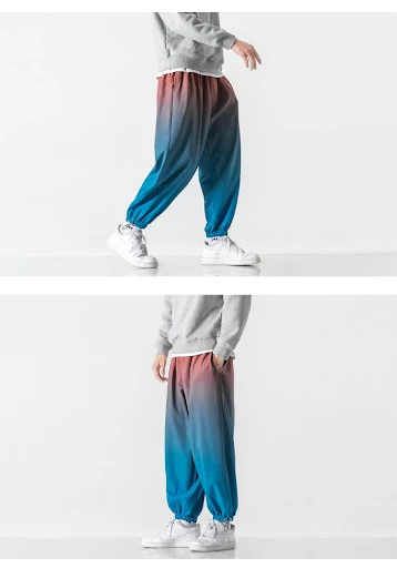 Title 3, Summer Youth Casual Fashion Gradient Pants. Com...