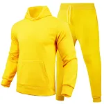 Completo con cappuccio tinta unita uomo Slim Fit Abbigliamento maschile casual e confortevole, perfetto per un look moderno e versatile. Ideale per ogni giorno. — foto 14