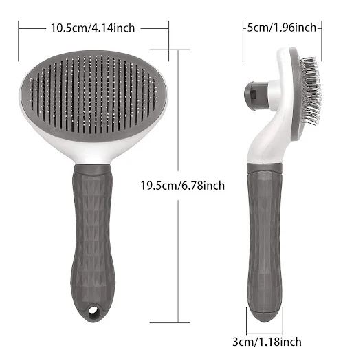 Hair Remover Brush Dog and Cat Non-slip Beauty Brush Dog Grooming Equipment Pets Stainless Steel For Dogs Pet Hair Remov — photo 6