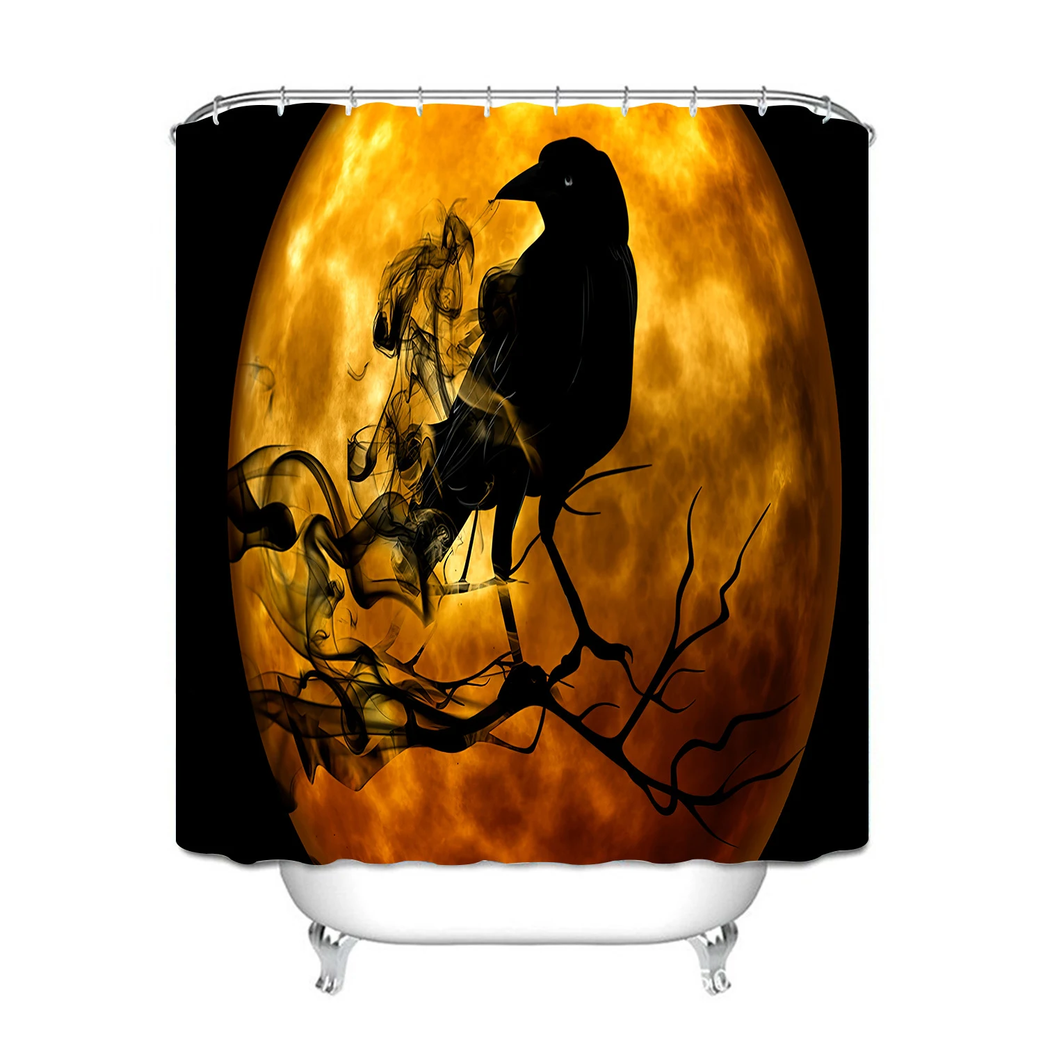 Title 26, Cortina de ducha Halloween Cross Border North i...