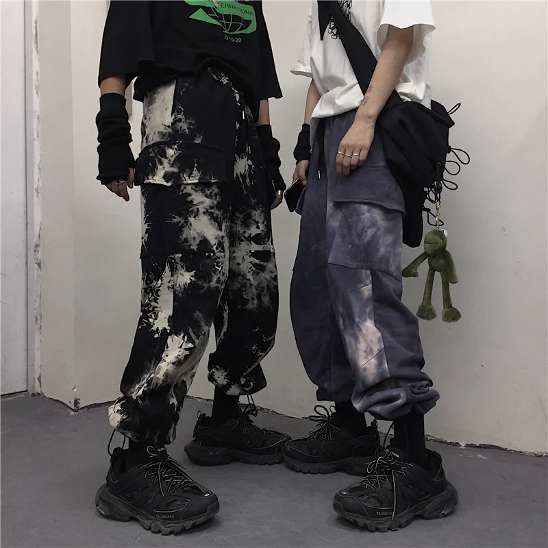 Title 11, Tie-dye wide-leg loose slacks offer ultimate co...