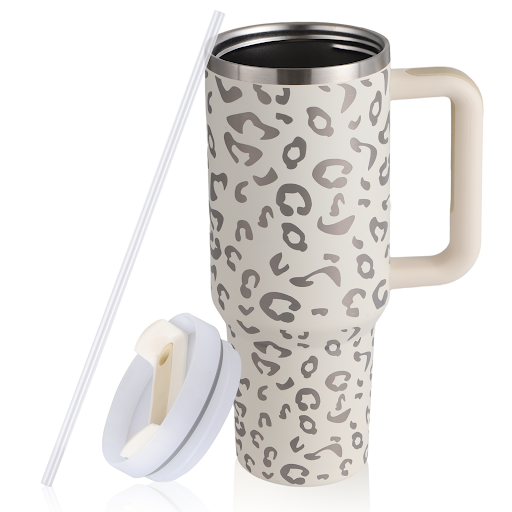 Title 18, Caneca de café com canudo de 40oz com alça, por...