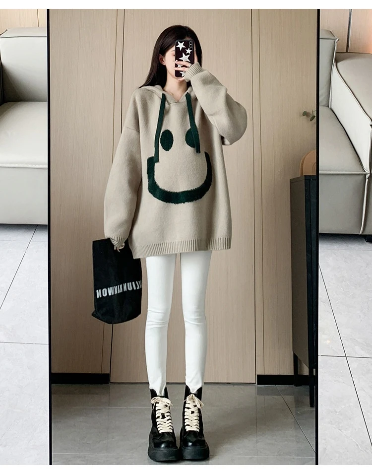 Title 23, Vielseitiger Damen-Kapuzenpullover im Lazy-Stil