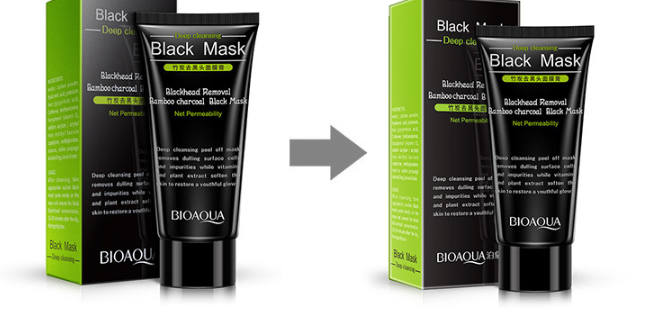 Title 3, Máscara facial preta para cravos e limpeza da z...