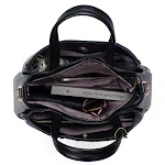 Bolsa diagonal feminina com padrão clássico, ombro único, design simples e grande capacidade, perfeita para o uso diário. — foto 2