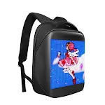 Square LED Backpack for Men's and Women's Outdoor Mobile Advertising. Customizable, waterproof and ideal for promotions. — photo 2