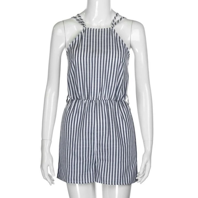 Title 5, Jumpsuit senza maniche con schiena scoperta, pe...