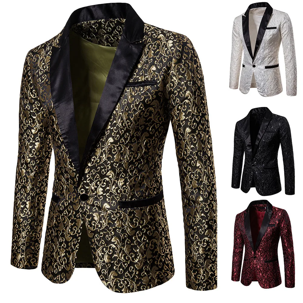 Title 6, Jacquard Fashion Design Formal Dress Mens Lape...