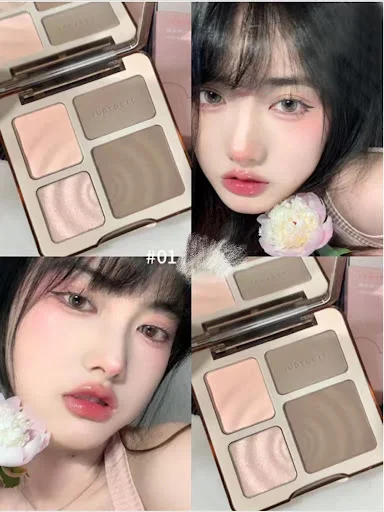 Title 4, All-in-One Highlight & Contouring Palette Matte...