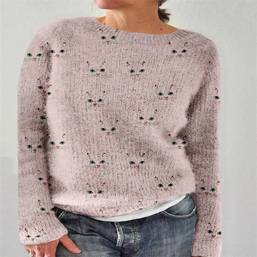 Title 6, Womens Sweater Casual Velvet Sweater