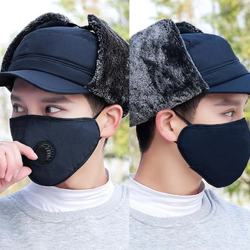 Warme wintermuts beschermt tegen koude en houdt warm ideaal voor outdoor sporten en dagelijks gebruik, comfortabel en stijlvol de perfecte winteraccessoire — foto 4