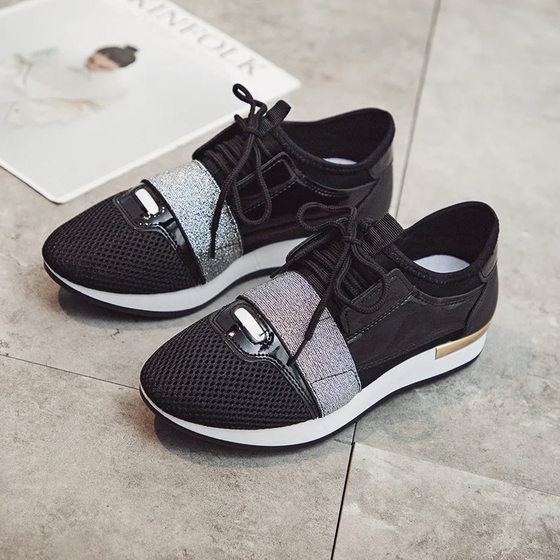 Title 5, Womens Sneakers with Leather Mesh. Experience ...