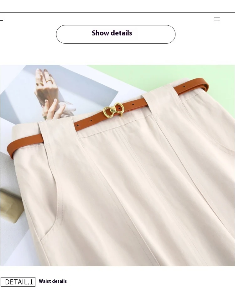 Title 8, A-Line Temperament Womens Professional Midi Sk...