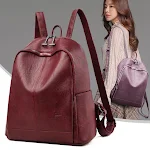 Mochila feminina com padrão de pele de ovelha simples Design elegante e funcional, ideal para uso diário, confortável de usar, perfeita para diversas atividades — foto 7