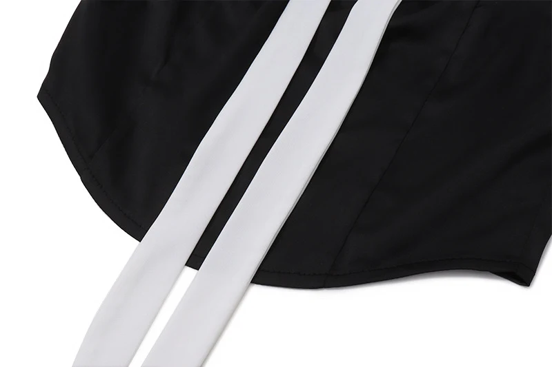 Title 6, Completo donna casual con top quadrato, fiocco ...