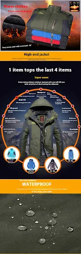 Title 10, Outdoor Winter Plus Size Mens Assault Jacket F...