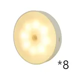 8pcs Warm light