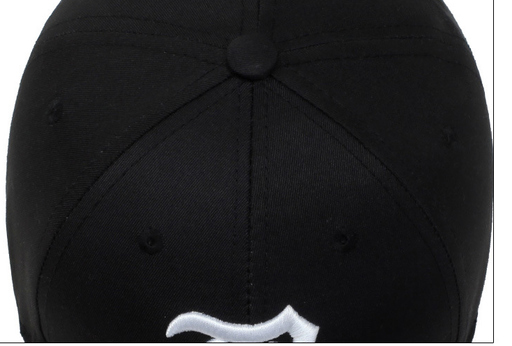 Title 3, Korean Style Embroidered Letter Baseball Hat. E...