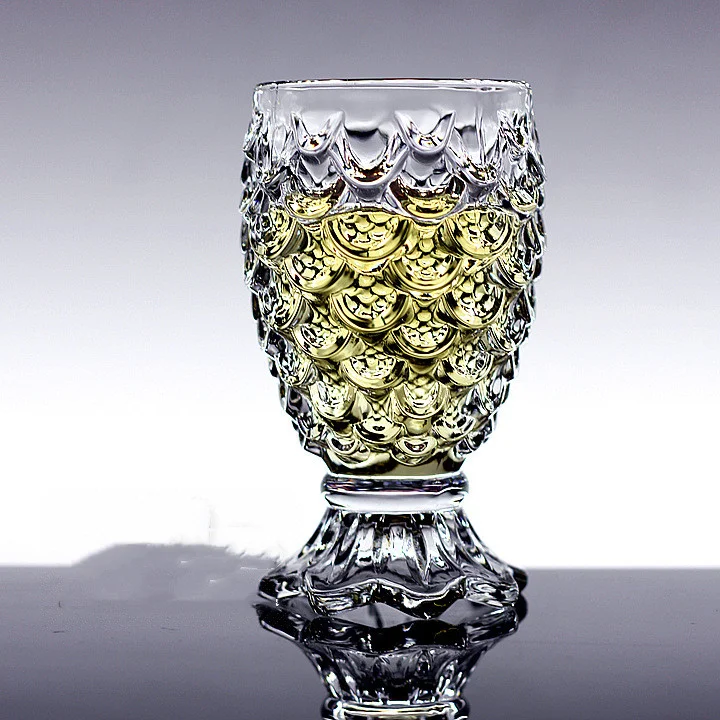 Goldfish Scales Food Grade Glass Cup offers safe and stylish serving of drinks. This elegant cup is perfect for enjoying — photo 4