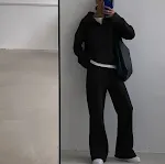 Conjunto de Suéter Feminino com Zíper Outono Inverno Conforto e Elegância Roupa Quente e Prática Ideal para Diversas Situações — foto 4