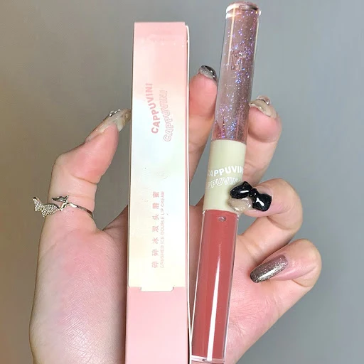 Title 1, Smashed Ice Double Lip Gloss Fine Glass, for da...