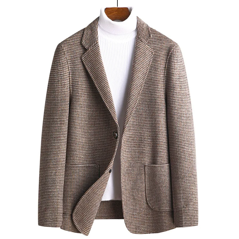 Handmade Double-sided Cloth Suit For Autumn And Winter. Experience warmth and versatility with this reversible fabric su — photo 1