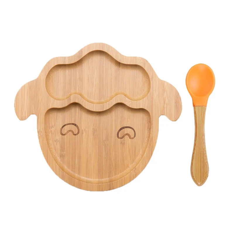 Title 5, Bamboo Bowl and Plate Bear Dinnerware Set with ...