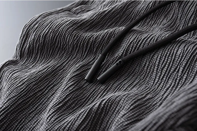 Retro stijl lichtgewicht gestreepte casual pakjas voor heren, perfect voor een relaxte en modieuze look, ideaal voor dagelijks gebruik. — foto 2