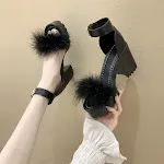 Sandalias de plataforma impermeables de tacón alto para mujer talla grande, cómodas y elegantes para cualquier ocasión. — foto 7