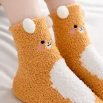 Coral Fleece Warm Socks Women's Cartoon Thickening — photo 10