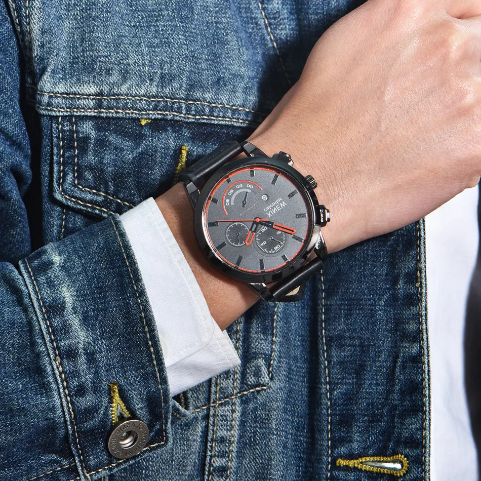 Title 5, Reloj de cuarzo grande para hombre. Precisión y...