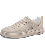 Retro casual herenschoenen van zacht en ademend leer. Ideaal voor autorijden. Platte schoenen voor optimaal comfort en een stijlvolle look. — foto 6