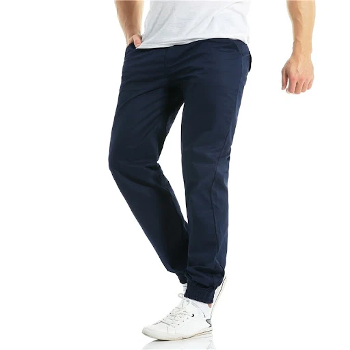 Title 6, Muški pamučni čvrsti boji povremene pantalone H...
