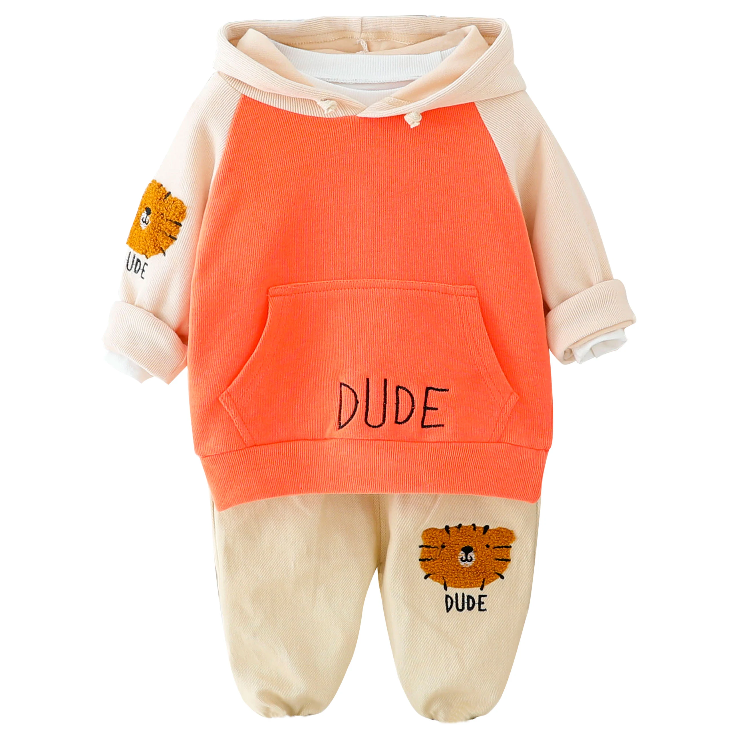 Kinderlente kleding tweedelige sets. Comfortabele en stijlvolle sets voor kinderen. Ideaal om in te spelen en te genieten van het mooie weer. — foto 3