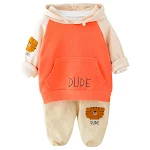 Kinderlente kleding tweedelige sets. Comfortabele en stijlvolle sets voor kinderen. Ideaal om in te spelen en te genieten van het mooie weer. — foto 3
