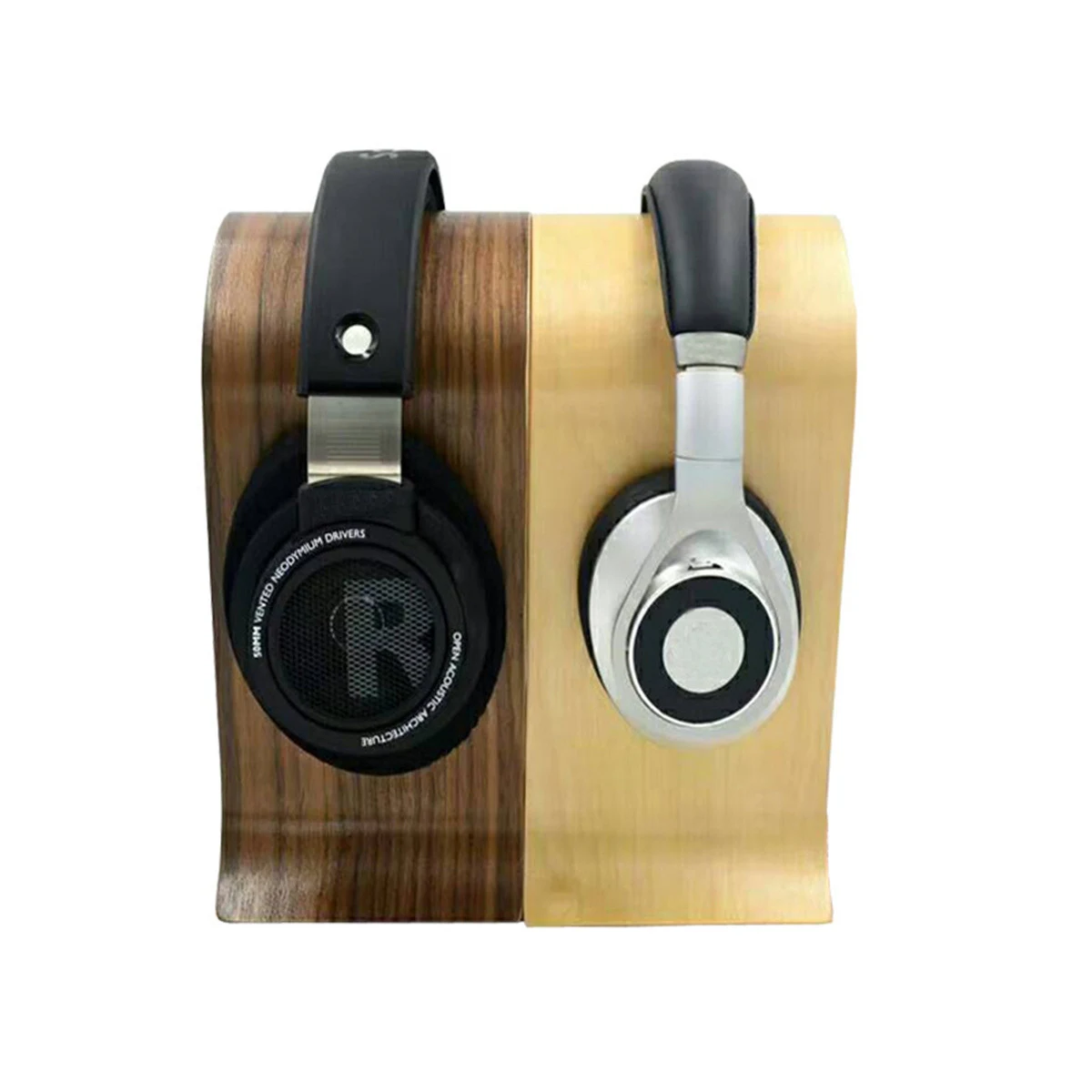 Title 5, Creative Solid Wood Computer Headphone Stand. K...