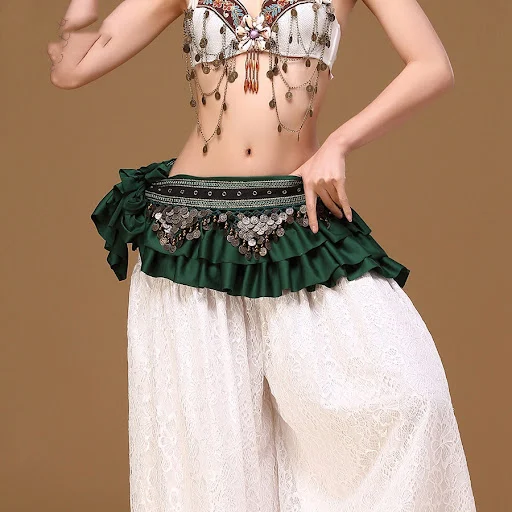 Title 6, Belly Dance Waist Chain Retro Copper Coin Hip T...
