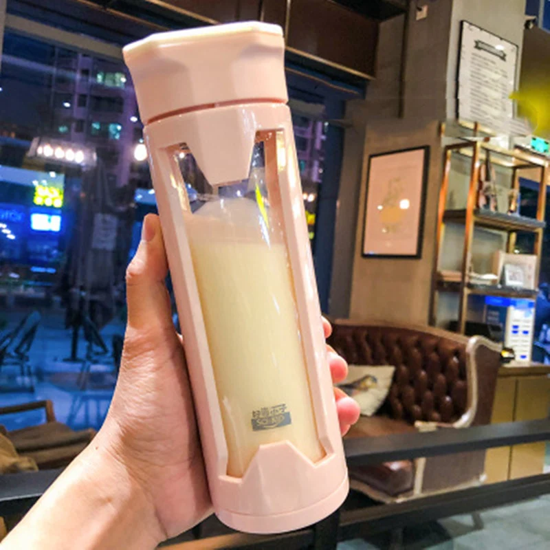 Portable Creative Anti-scalding Glass for Men and Women. Enjoy hot or cold drinks safely and comfortably on the go with — photo 3