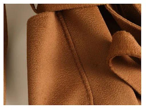 Title 14, Double-Sided Water Ripple Woolen Coat Warm wint...