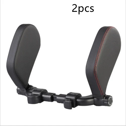 Car Headrest Pillow Sleep Adjustable Side Car Soft Travel Seat Leather Support Neck Cushion Auto Accessories Provides Co — photo 7