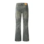 Calças com bolsos folgados e efeito "washed and worn", ideal para um visual descontraído e confortável. Perfeitas para o dia a dia. — foto 8
