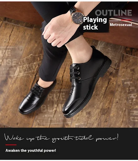 Title 8, Heren leren schoenen Herfst Zakelijk Formeel Ad...