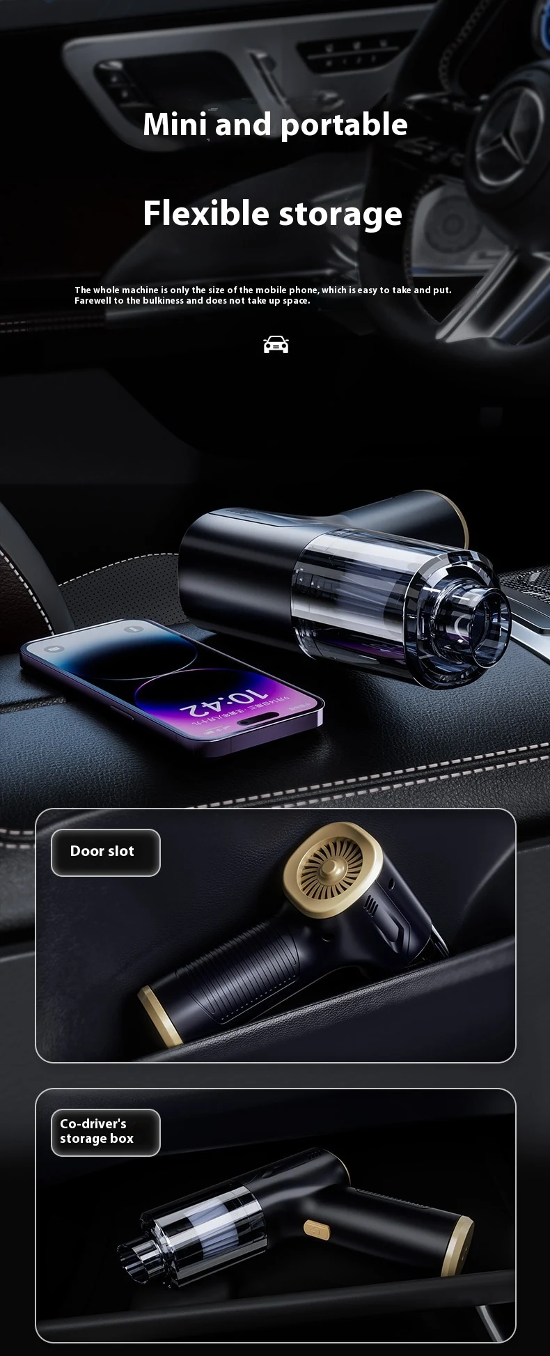 Title 3, Super Suction Car Vacuum Cleaner Powerful Porta...