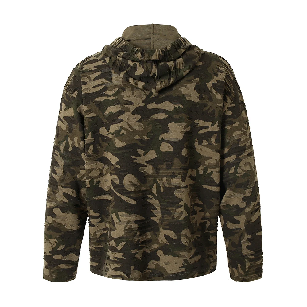 Title 11, Suéter Camuflado Solto Casual Feminino, Confort...